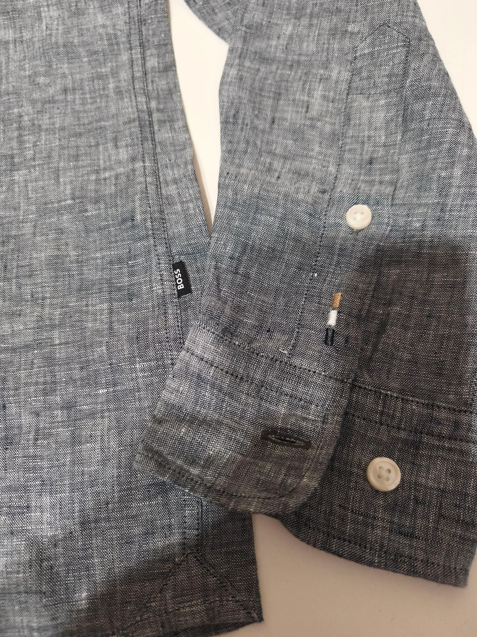 Camisa Boss de linho tamanho G – photo 5